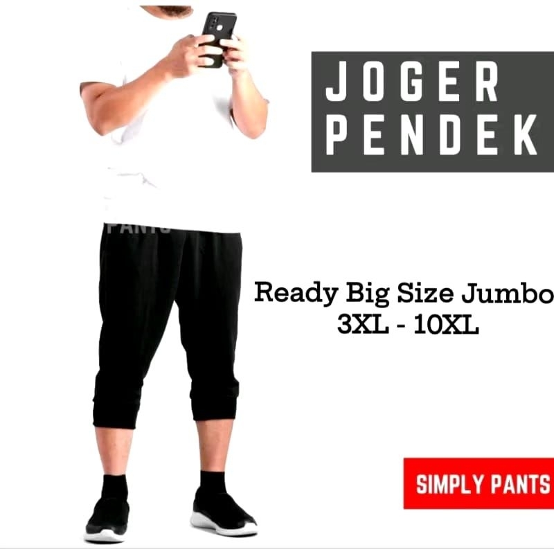 celana jumbo pendek pria wanita 3/4 sontog pria wanita