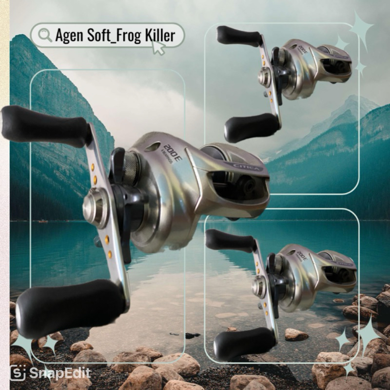 SHIMANO CITICA 200E / Reel BC / Handle Kanan / Made In JAPAN