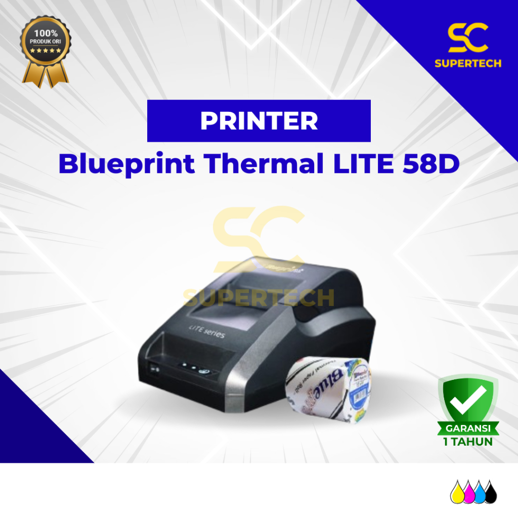 PRINTER THERMAL BLUETOOTH BLUEPRINT BP LITE 58D