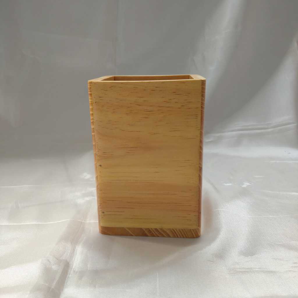 Kotak Pensil Kayu / Tempat Sutil Kayu / Tempat Pensil / Kotak Serbaguna