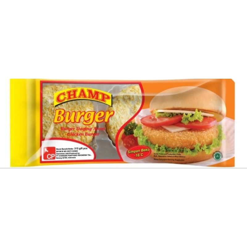 

CHAMP BURGER 315GR