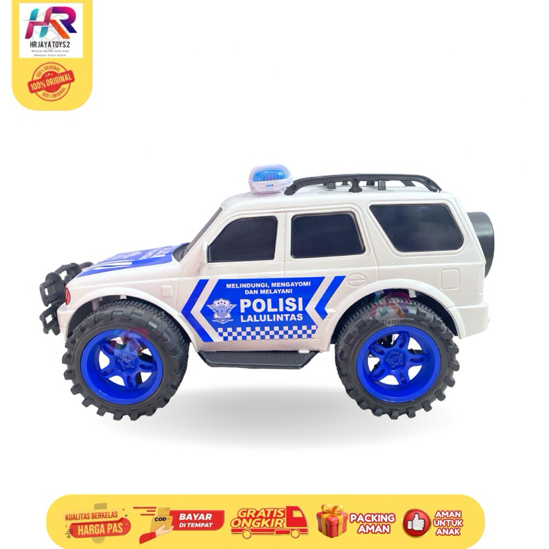MOBIL POLISI TANPA BATERAI / MOBIL POLISI DORONG
