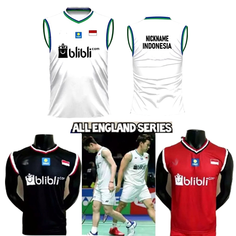 baju singlet  badminton Y155 / singlet All England badminton
