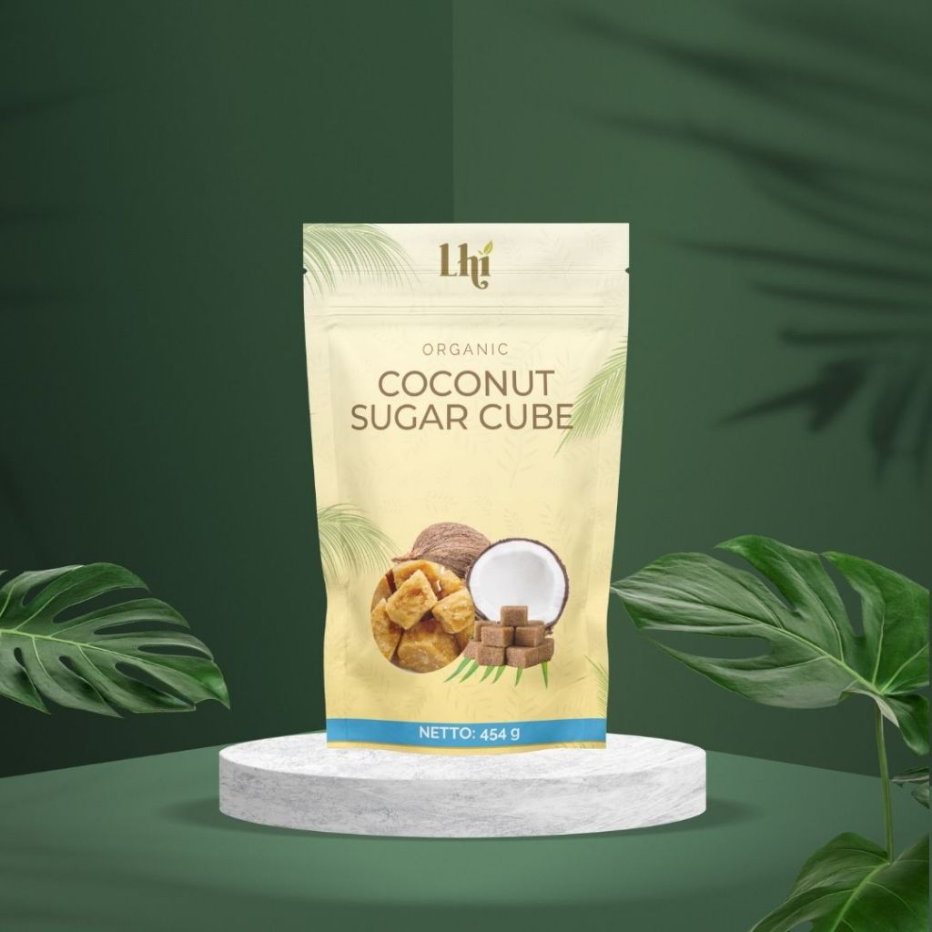 

Lhicoco - Organic Coconut Sugar Cube / Gula Kelapa Kubus Organik 454 Gram