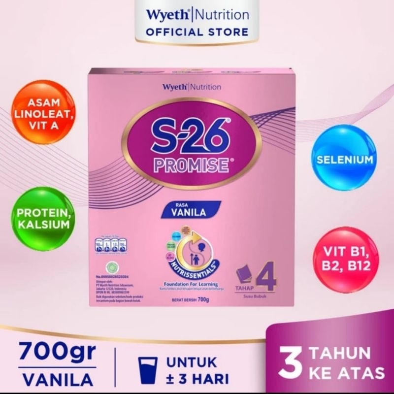

S26 Promise Regular Vanila 700gram