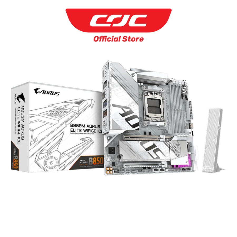 GIGABYTE B850M AORUS ELITE WIFI6E ICE
