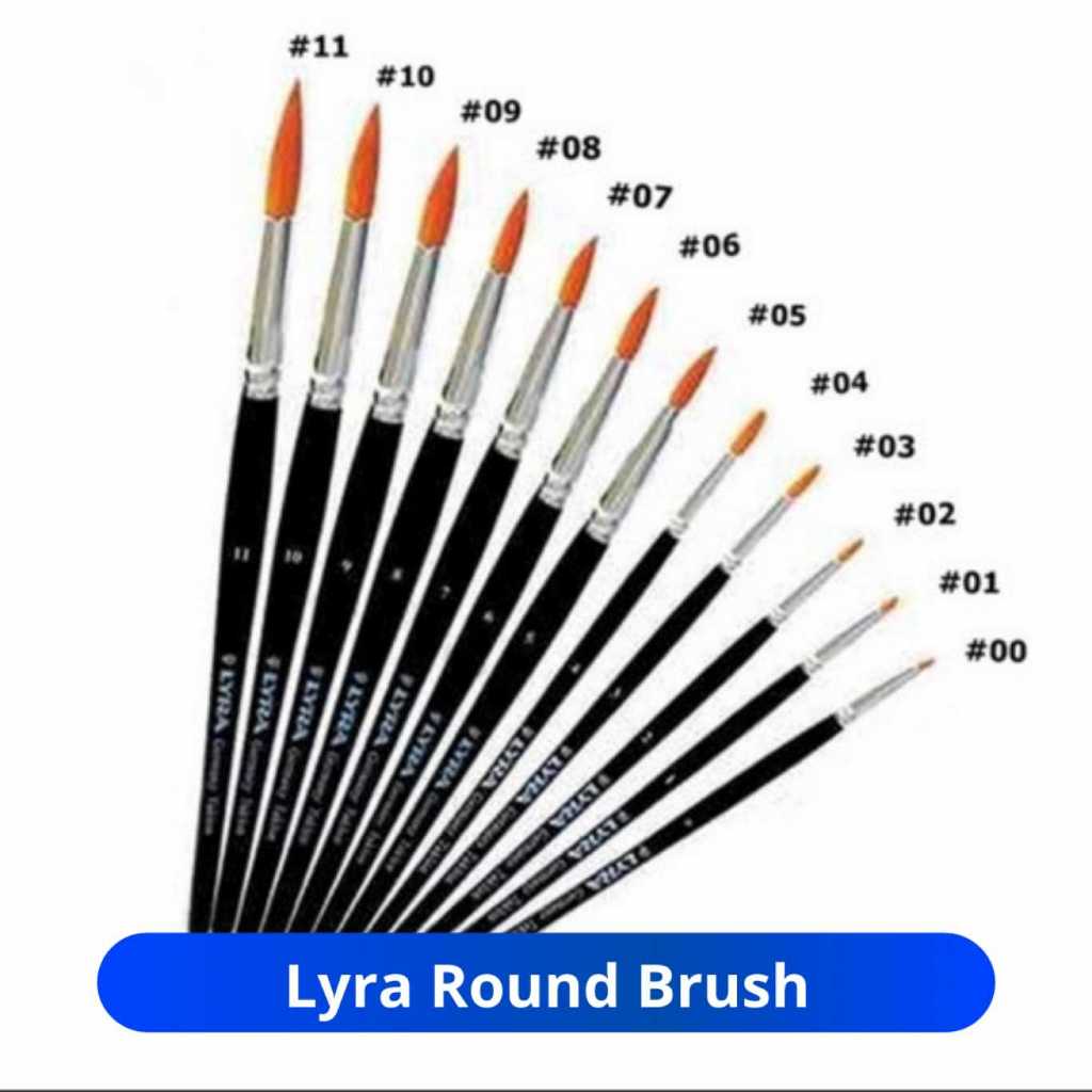 

Kuas Round Lyra ukuran 1