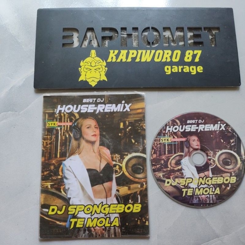 kaset VCD best DJ house remix DJ SPONGEBOB TE MOLA