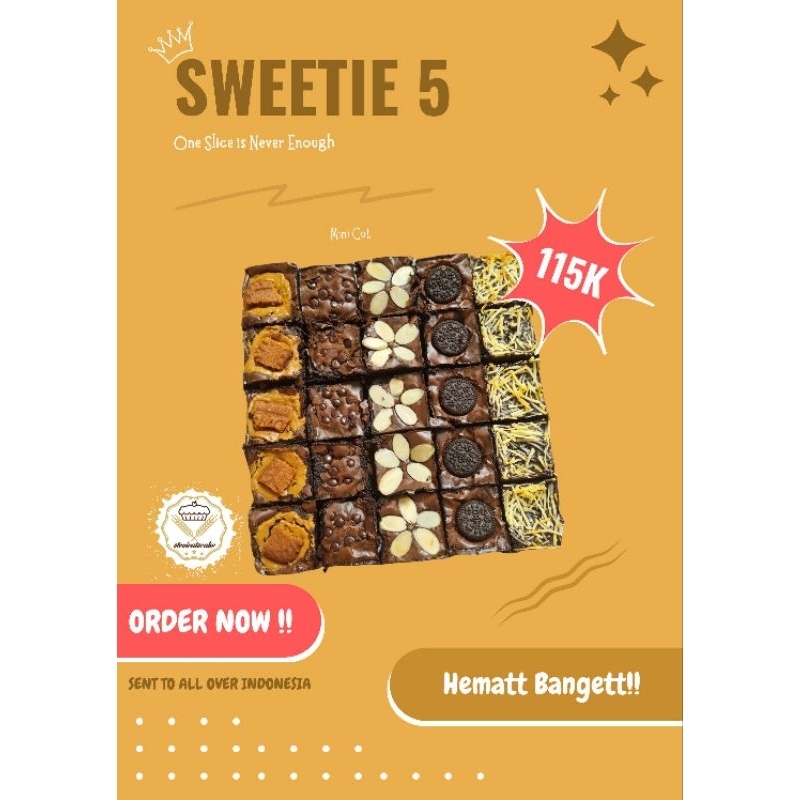 

PAKET HEMAT SWEETIE 5 - FUDGY BROWNIES