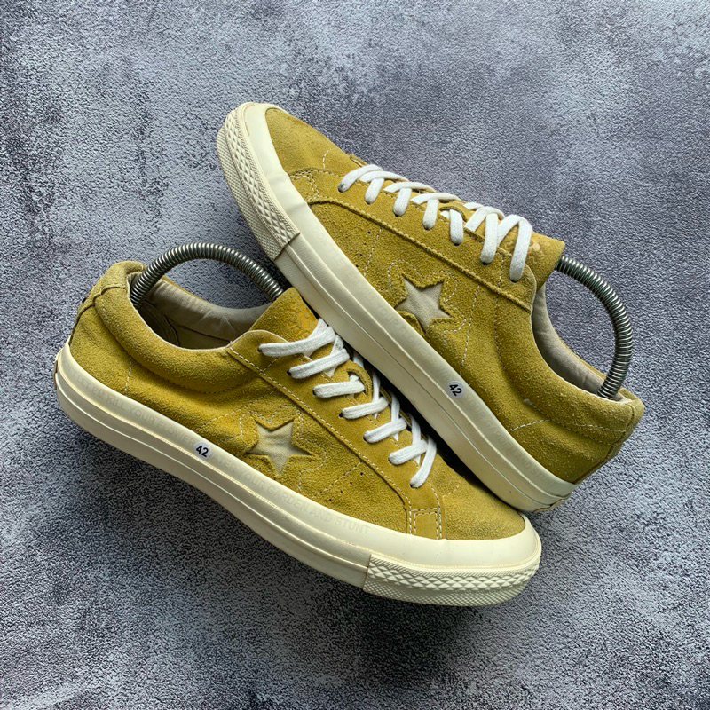 Converse One Star OX x Golf Le Fleur OG Tyler The Creator Golf Wang Sulphur 2017 Second Original