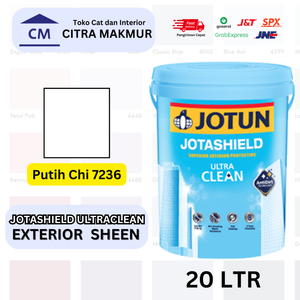 Jotun Jotashield Ultra Clean | Putih CHI (7236) - 20 Ltr