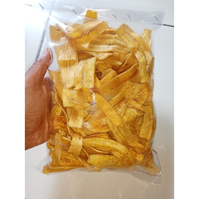 

keripik pisang rasa asin,gurih renyah isi 250grm