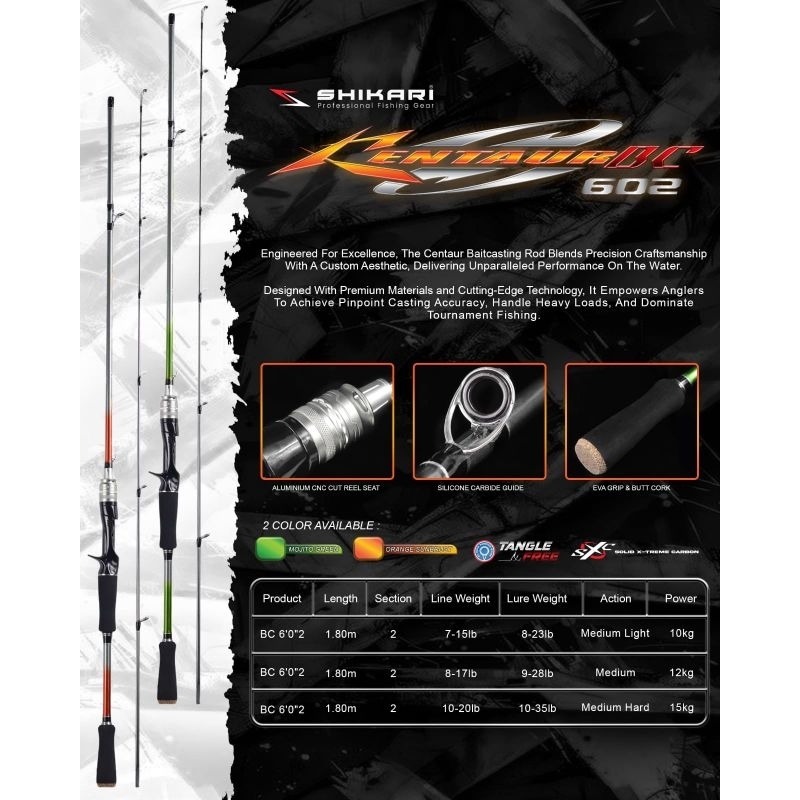 JORAN SHIKARI CENTAUR BC 180 10-20LB