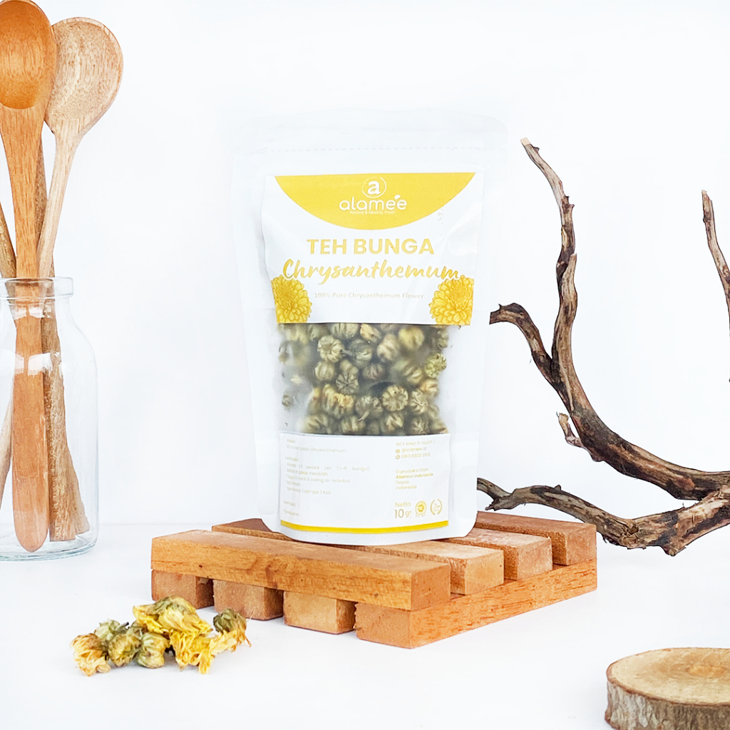 

ALAMEE Teh Bunga Chrysanthemum Tea Krisan Emas Golden Crysant Herbal Alami Organik Crysanthemum 10gr