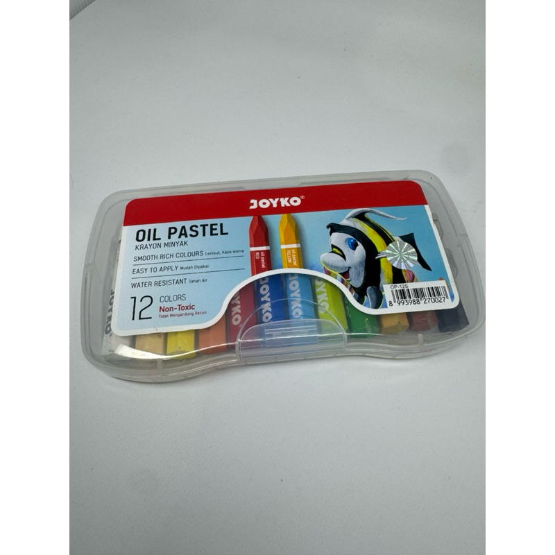 

Crayon / Krayon Minyak Oil Joyko 12 Warna