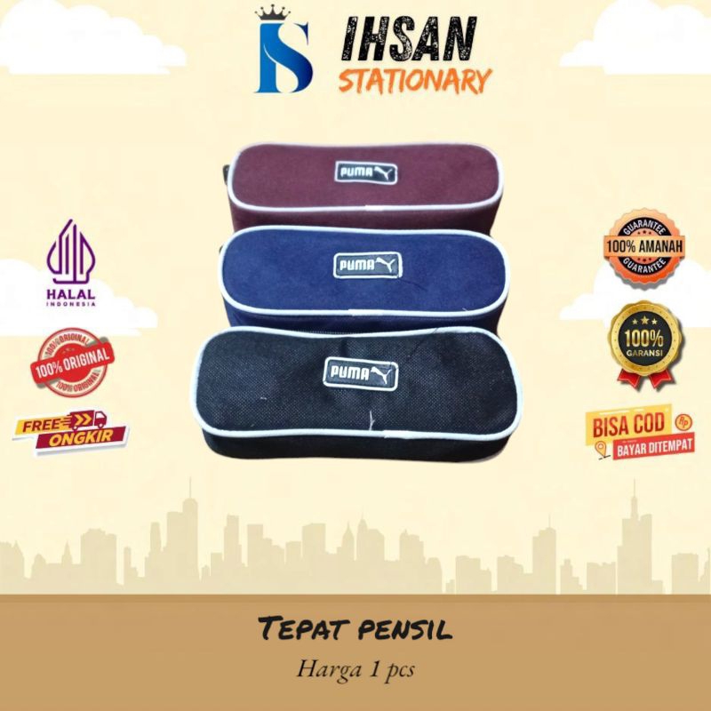 

Tempat Pensil Sleting Kecil Puma