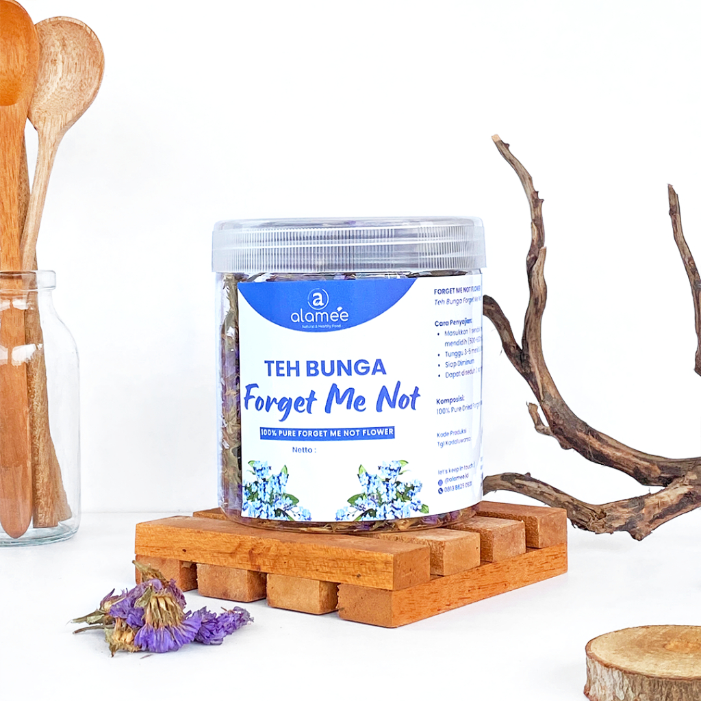 

ALAMEE Forget Me Not Flower Tea Teh Bunga Organik Kering Dried 50gr