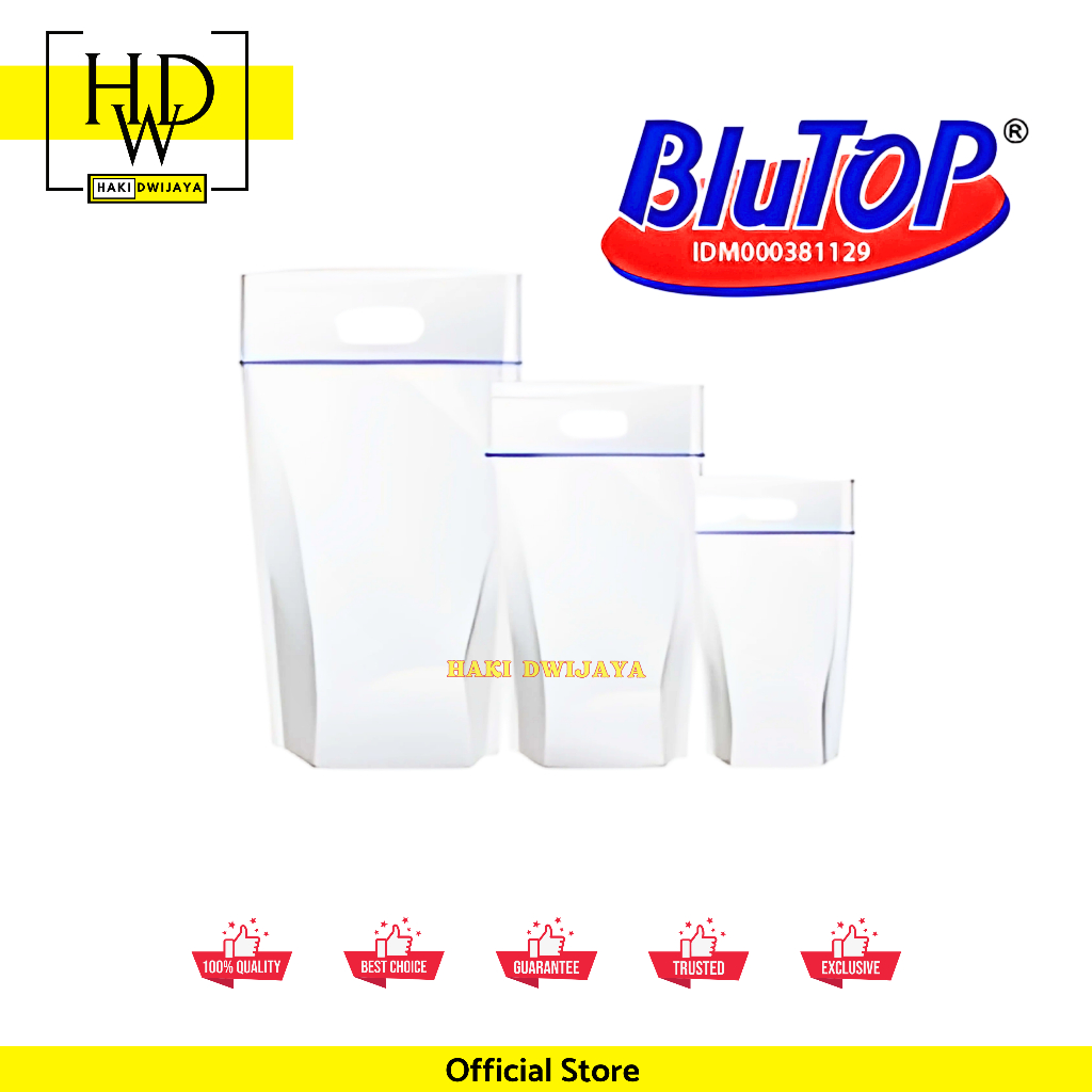 

[ECERAN] Blutop Standing Pouch Bening Clear / Plastik Klip Tebal