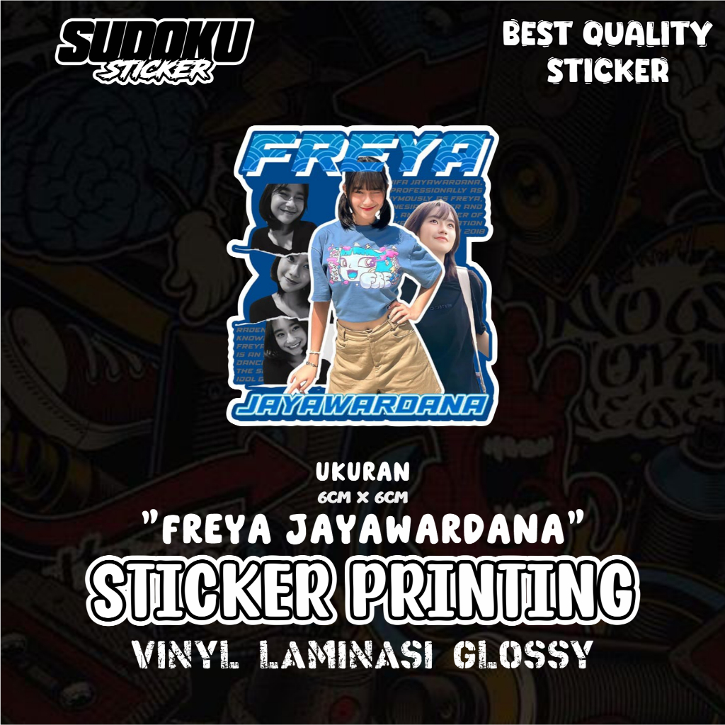 

STICKER STIKER PRINTING FREYA JAYAWARDANA VIRAL FYP AESTHETIC