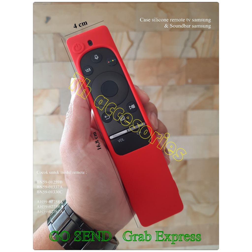 Case silicone remote tv samsung BN59-01259B / BN59-01337A & Soundbar samsung AH59-02767A
