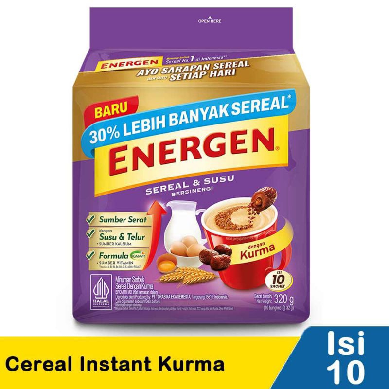 

Energen Cereal instant Rasa Kurma - AIOS 11