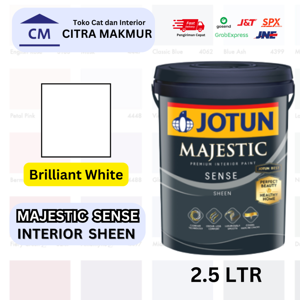 JOTUN Majestic SENSE | Brilliant White 2.5 Ltr