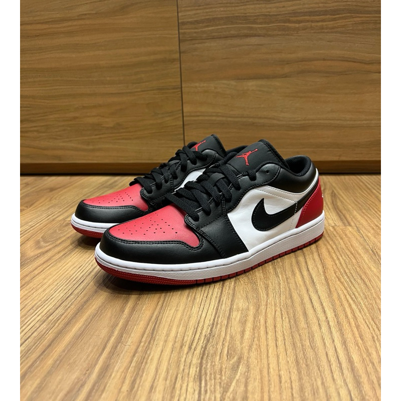 nk air jordan brand low 1 varsity balck/white sneakers original