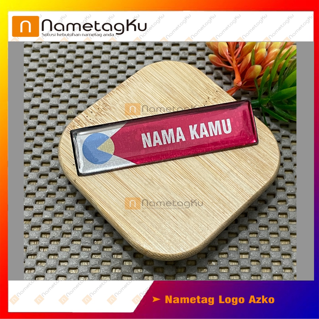 

Nametag /Nama Dada/ Azko Peniti-Magnet