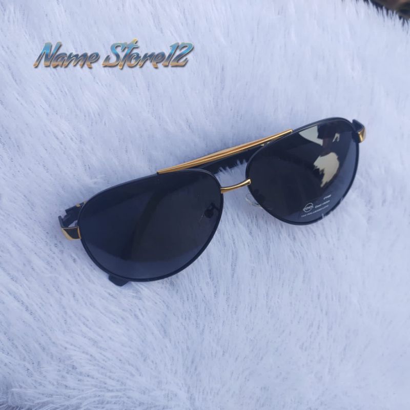 Kacamata pria polaroid  kacamata hitam oval besar kacamata terbaru polaroid