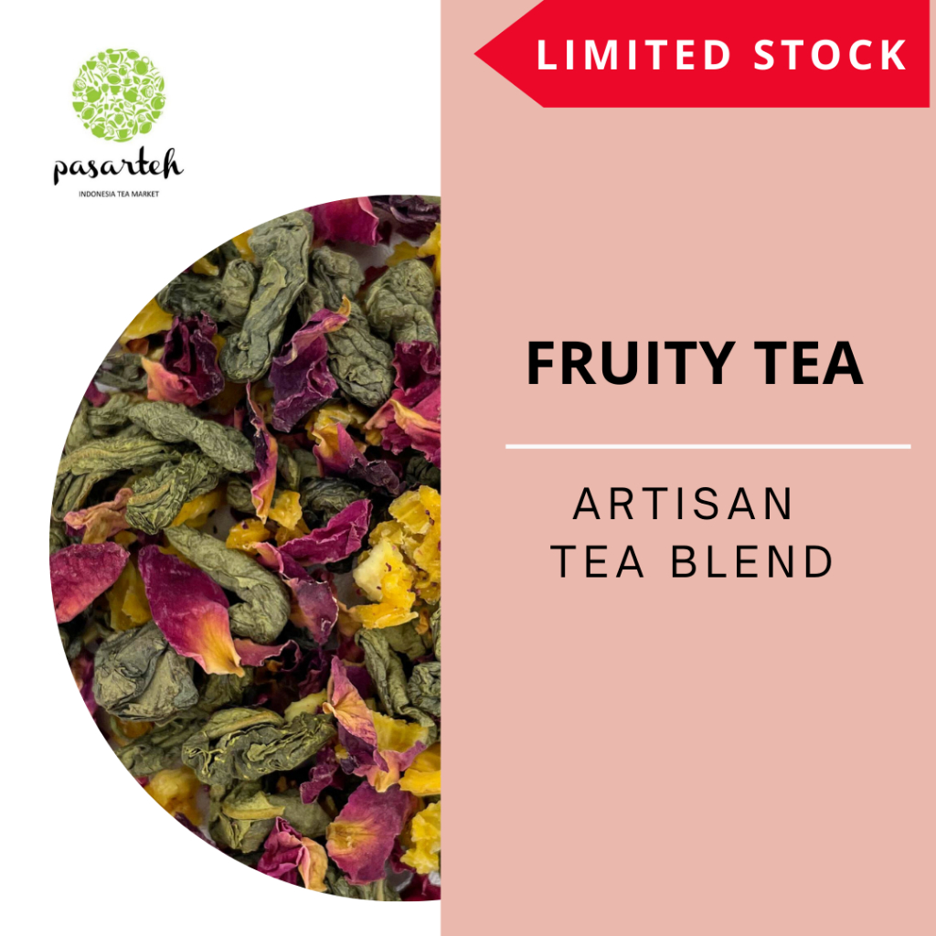 

[ pasarteh ] Fruity Tea I Tea Blend I Green Tea Pineapple Rose Petal I Teh Hijau Nanas Bunga Mawar