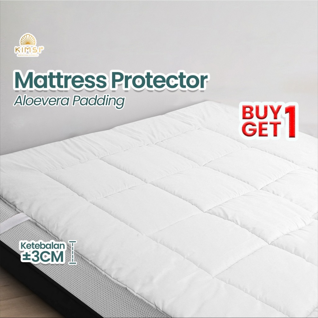 PROMO Matras Alas Kasur Anti Kotoran Bau Pelindung Springbed Uk 180x200 B1G1