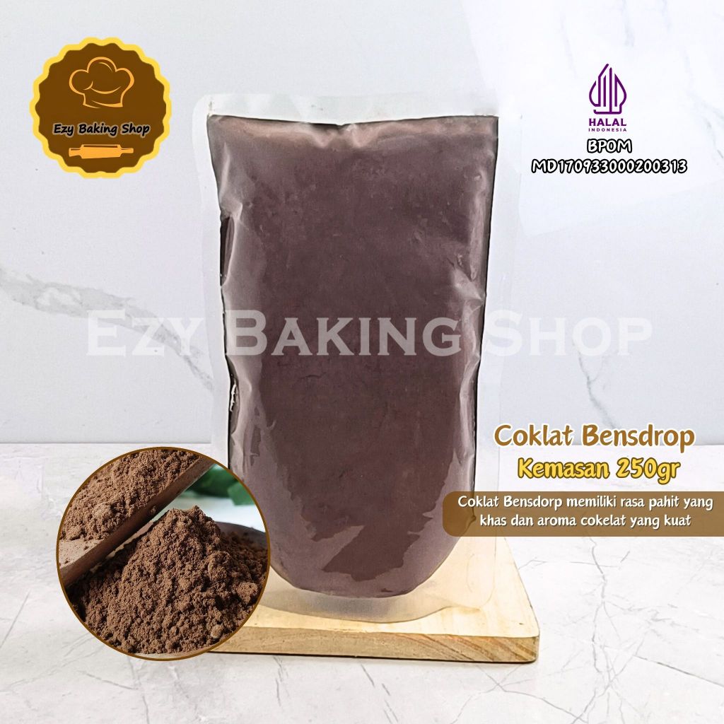 

Coklat Bubuk Bensdrop 250gr REPACK - Coklat Bubuk / Coklat Premium