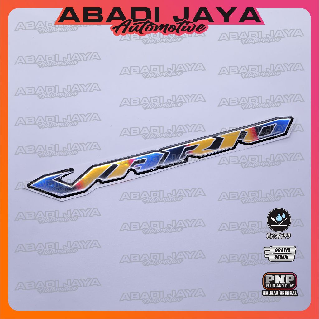 Emblem honda vario / emblem timbul honda new vario / emblem titanium honda vario / emblem honda vari