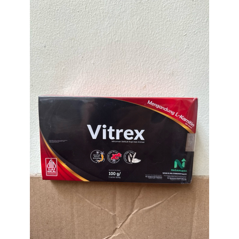 

VITREX MINUMAN SERBUK KOPI DAN KRIMER ISI 5 SACHET KOPI STAMINA