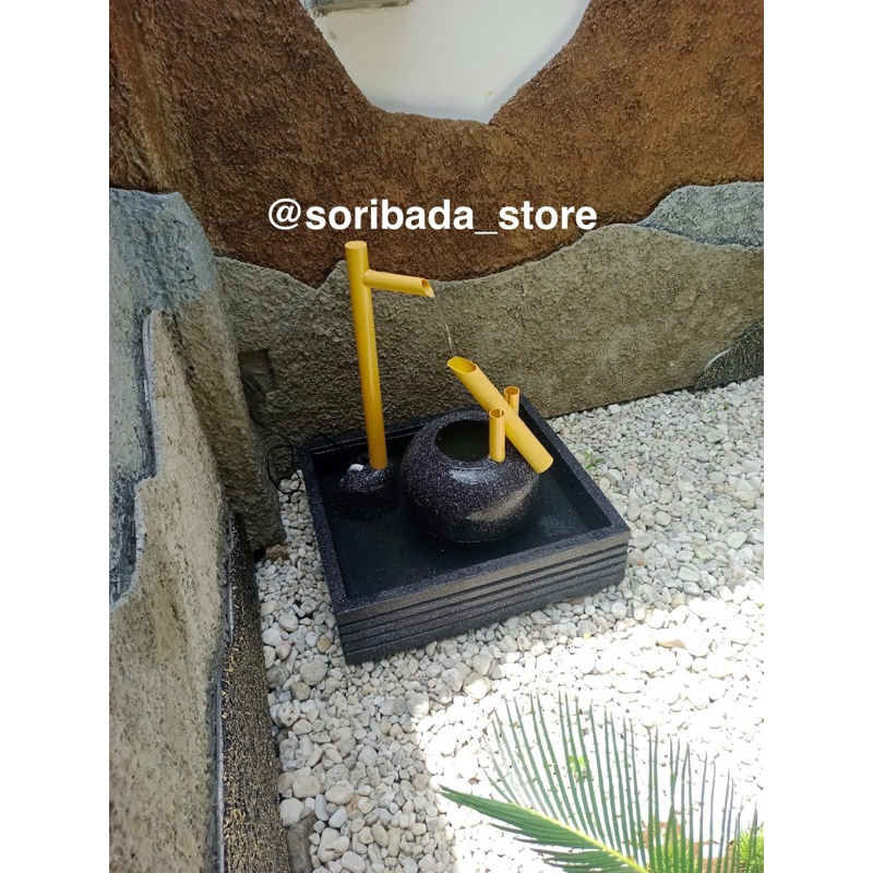 Kolam Hias Unik | Kolam Hias Bambu | Kolam Hias Tiptop | Kolam Hias Terbaru | Air Mancur | Hiasan Ta