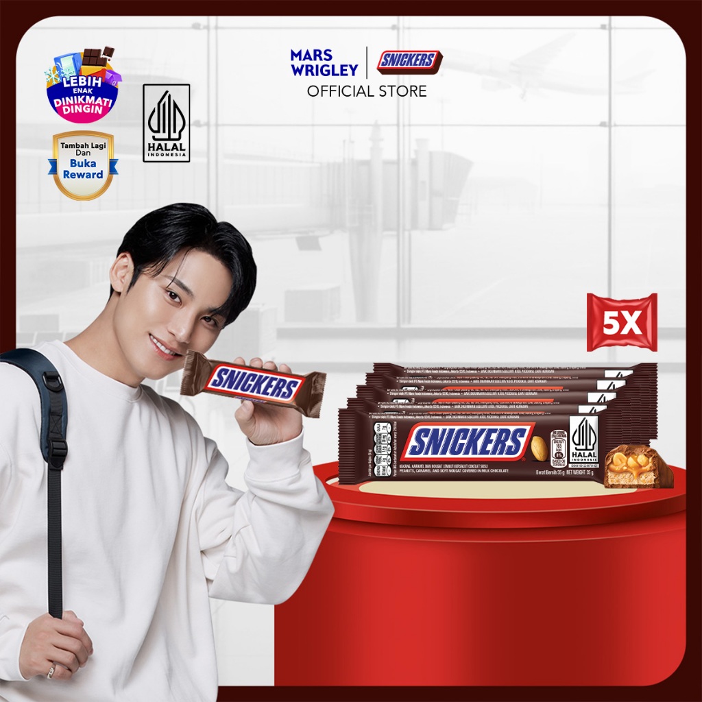 

SNICKERS Peanut Original 35gr X5