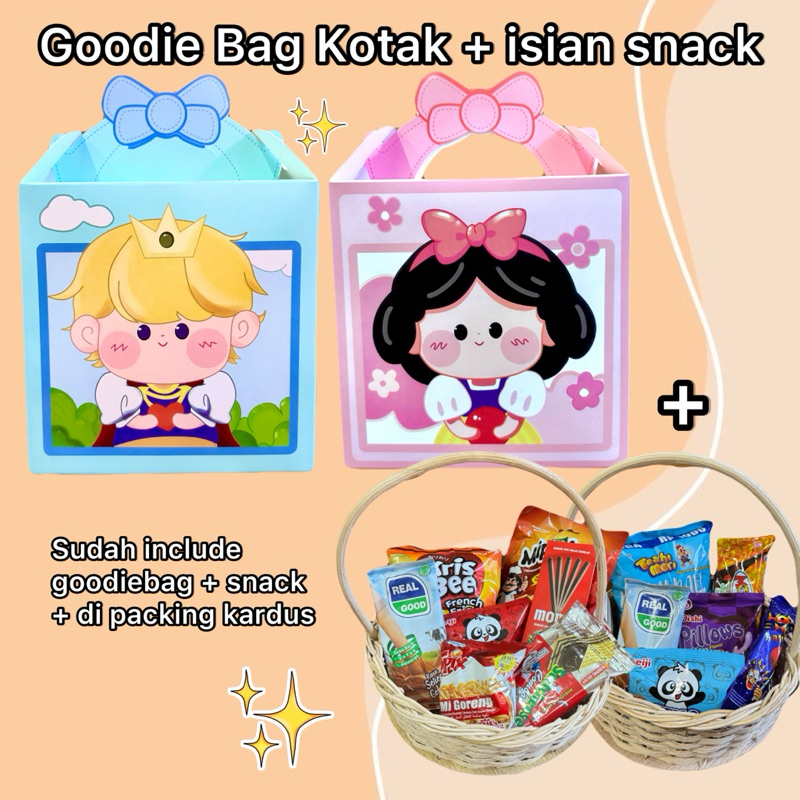 

Goodiebag Tas Cantik + isian Snack termasuk isian snack/ Goodiebag tas ulang tahun/ziplock goodie bag/Paket Ulang Tahun Anak/Bingkisan Ulang Tahun Anak/Souvernir Pesta Ulang Tahun/Hampers Ulang Tahun Anak/Paket Makanan Ringan Anak