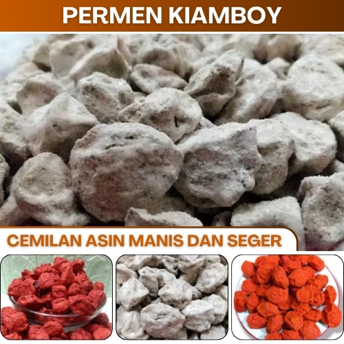 

Permen Manisan Buah Plum Kiamboy Kering Merah Putih Kiamboi Somboy Merah Putih Asin Asam 100gr