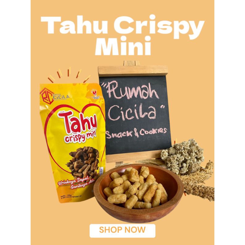 

Tahu Crispy Mini | Gurihnya Nagih | by Rumah Cicila | 100gram