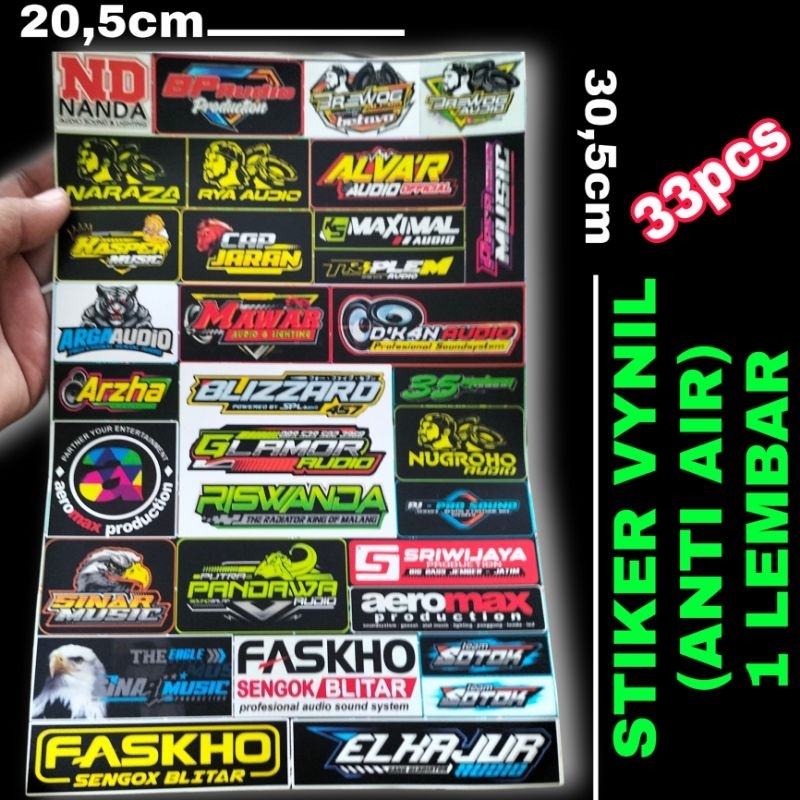 

STIKER MINIATUR SOUNDSYSTEM HOREG ISI 33 PCS BAHAN VYNIL