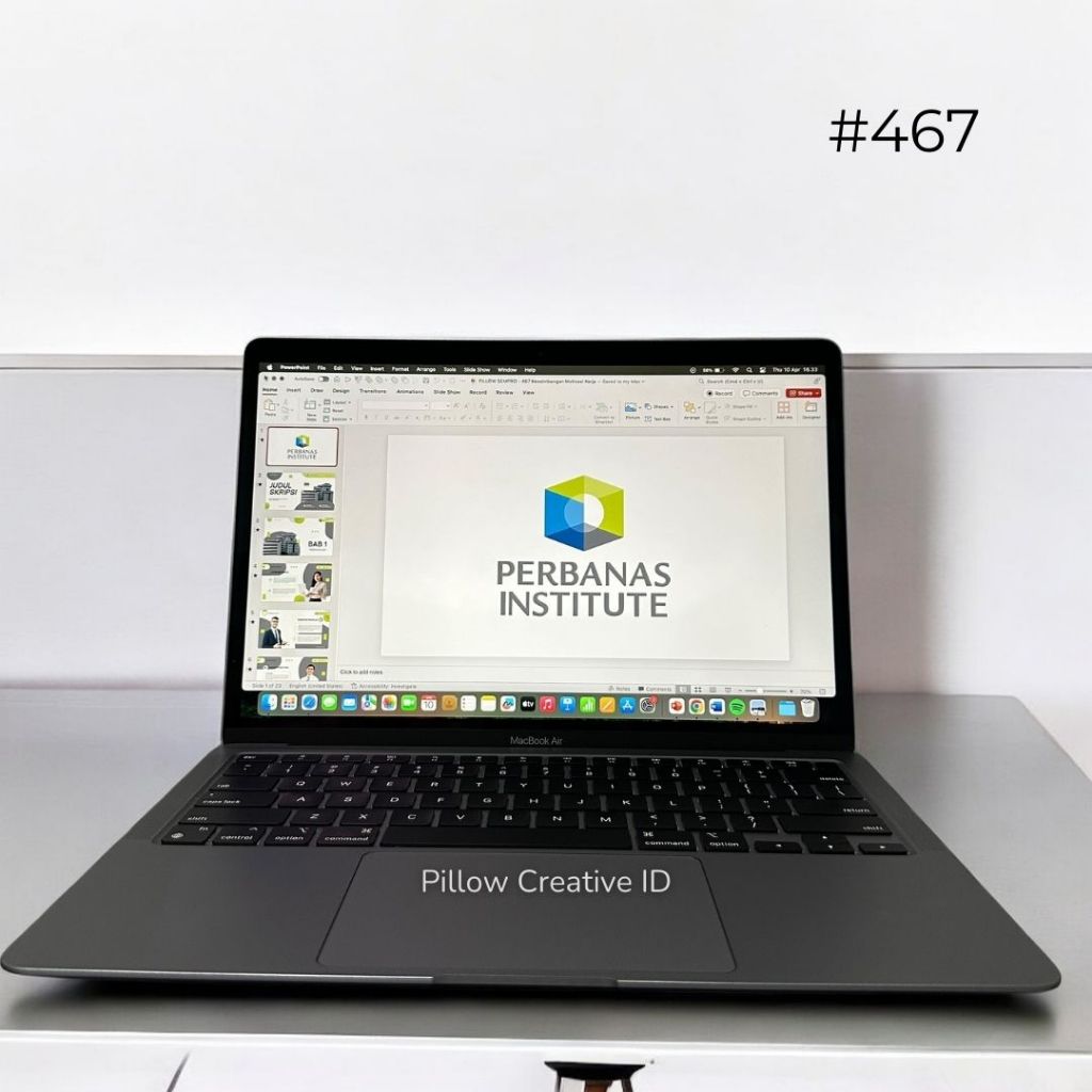 Template Powerpoint – Tema Keseimbangan Motivasi Kerja