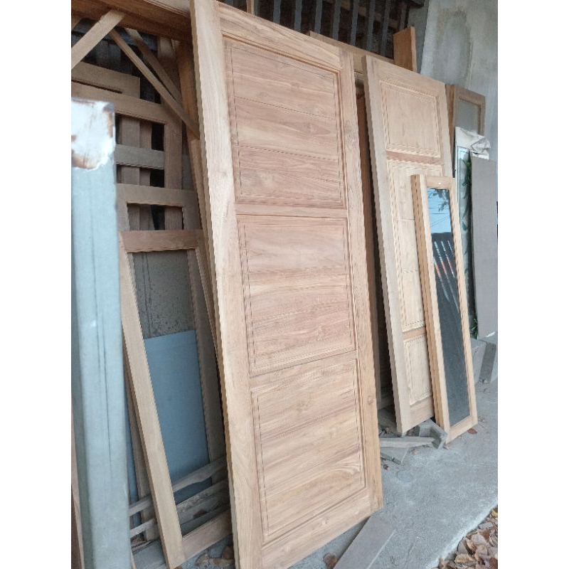 pintu jati solid