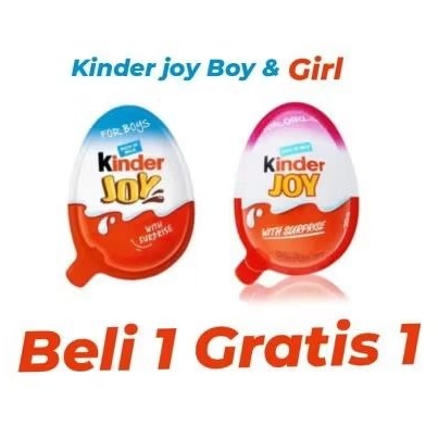 

Buy 1 Get 1Coklat Kinderjoy Girl/Boy 20gr