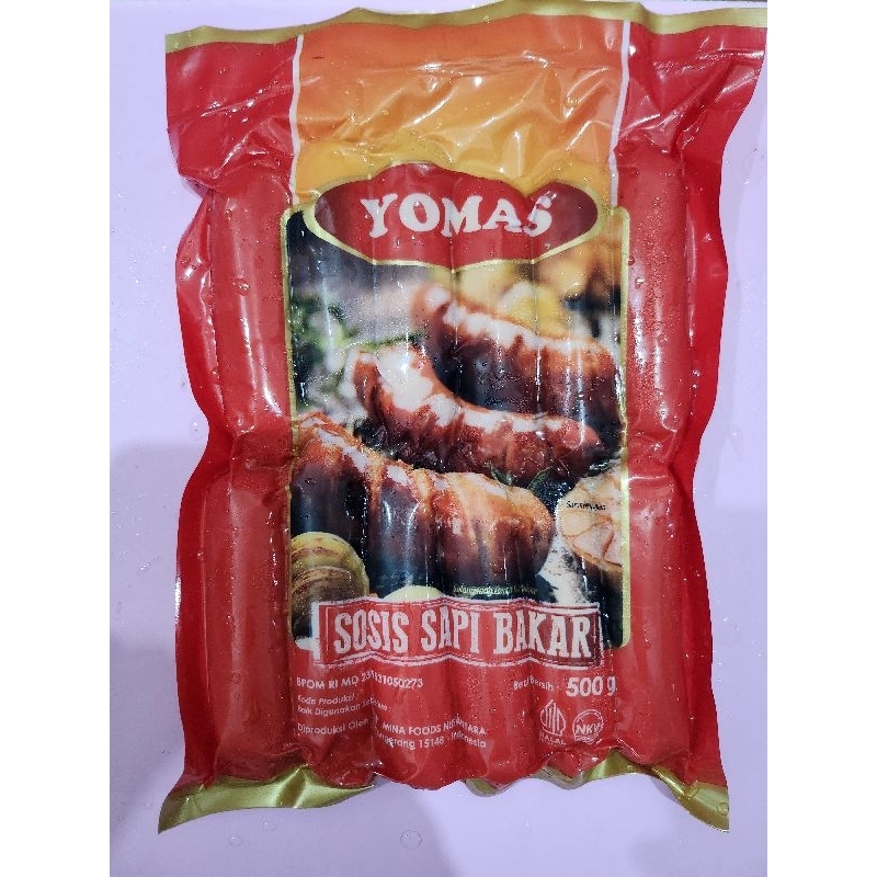 

Yomas Sosis Sapi Bakar Mini 500 gram