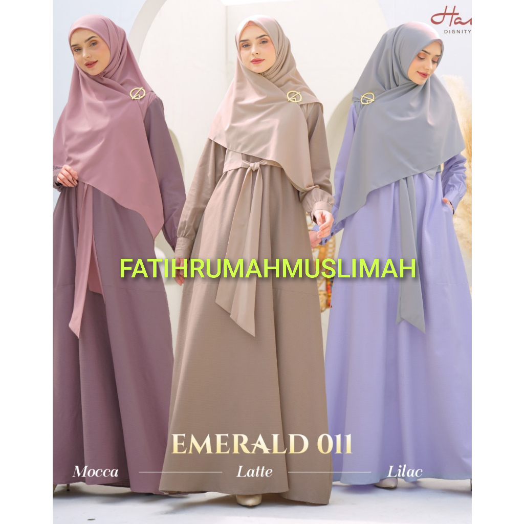 HAITWO / GAMIS DEWASA / GAMIS EMERALD 011 / EMERALD 011 / HAITWO