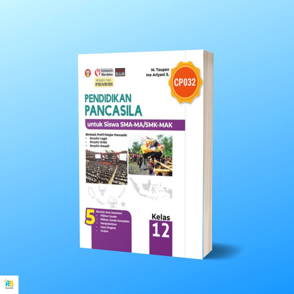 Buku Pendidikan Pancasila/Pkn SMA/SMK/MA/MAK Kelas 12/XII Kurikulum Merdeka