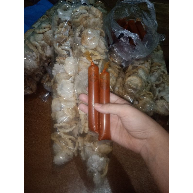 

kemplang tunu mini plus cocolan