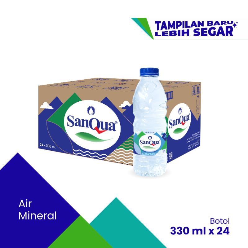 SanQua Botol 330ml isi 24pc/karton