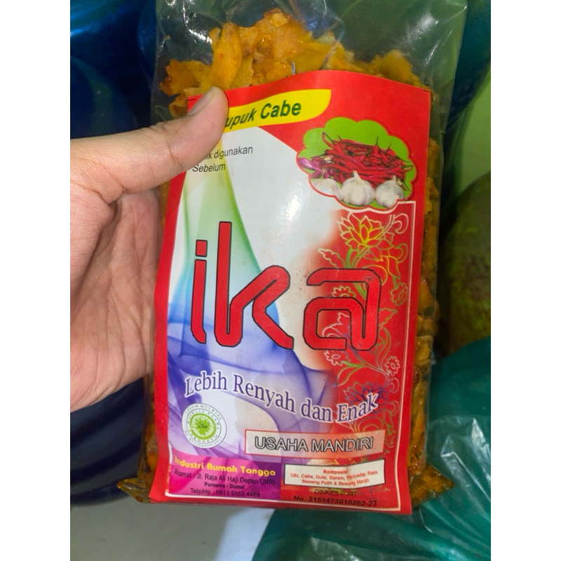 

kerupuk cabe ika dumai