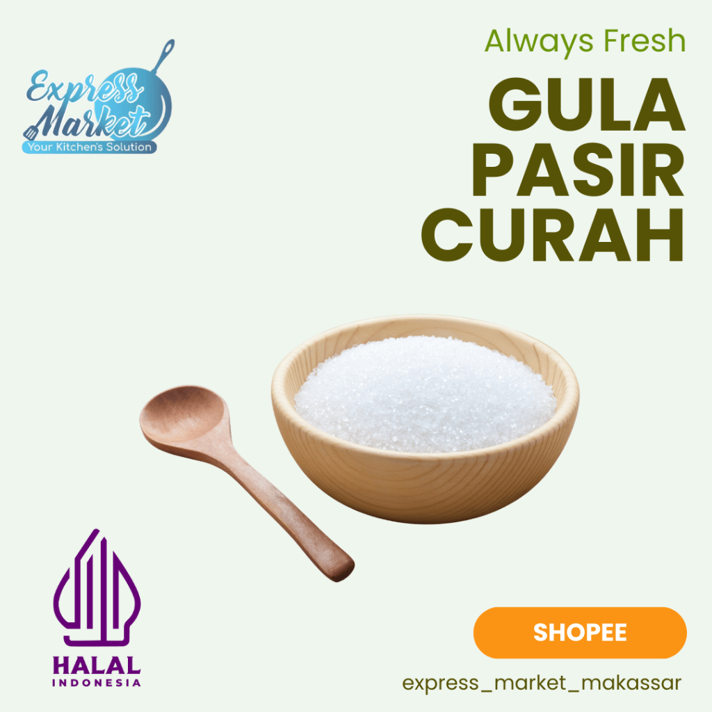 

Gula Pasir Curah Bersih Kemasan 750gr